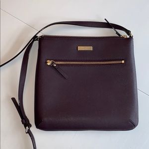 Brand new Kate Spade crossbody - plum/purple